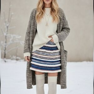 ANTHROPOLOGIE - MOULINETTE SOEURS Erine Beaded Mini Skirt Size 6 Fits Med- Large